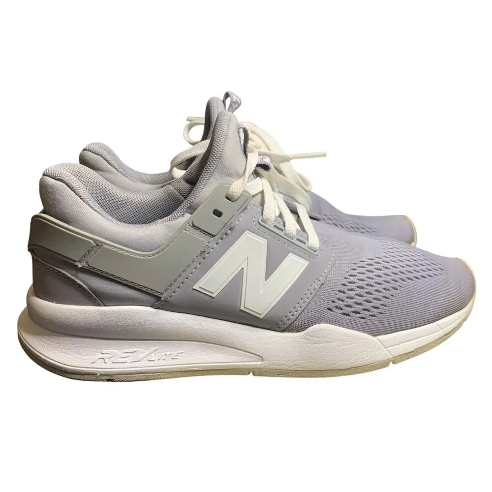New Balance‎ Womens Gray & White Sneakers Size 8 With REVlite Cushioning